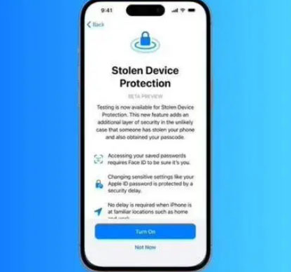 淄川苹果授权维修店分享被盗设备保护功能开启方法 