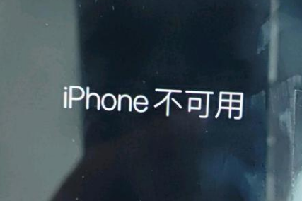 淄川苹果服务网点分享锁屏界面显示“iPhone 不可用”如何解决 